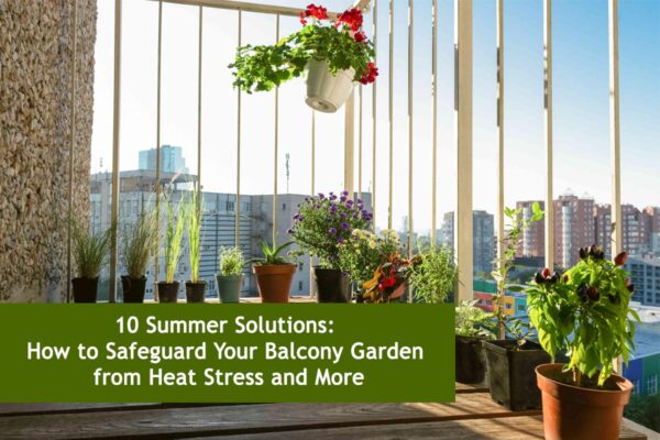 How to Safeguard Your Balcony Garden from Heat Stress and More