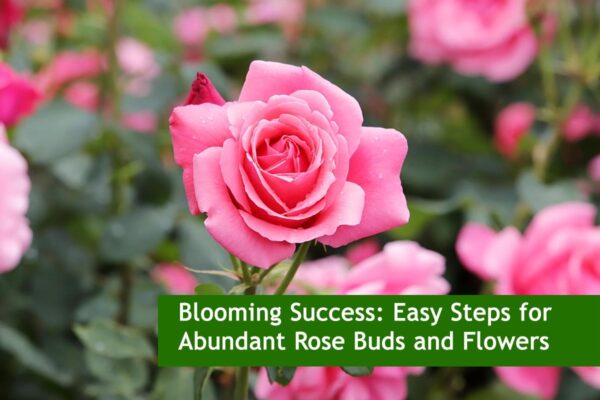 Blooming Success: Easy Steps for Abundant Rose Buds and Flowers