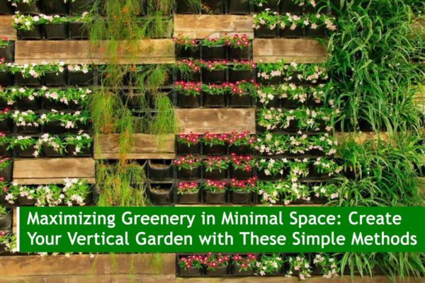 Maximizing Greenery in Minimal Space: Create Your Vertical Garden with These Simple Methods
