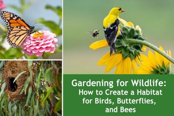 How to Create a Habitat for Birds, Butterflies, and Bees