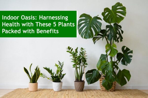 Indoor Oasis: Harnessing Health with These 5 Plants Packed with Benefits