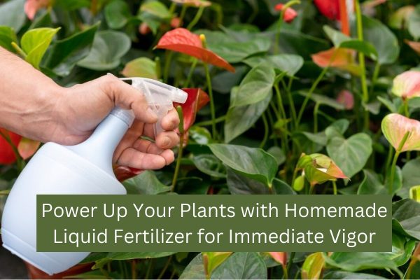 Power Up Your Plants with Homemade Liquid Fertilizer for Immediate Vigor