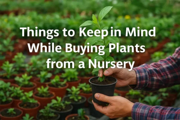 Things to Keep in Mind While Buying Plants from a Nursery – Smart Gardening Tips